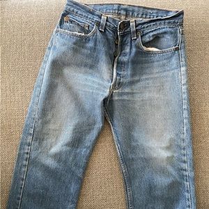 Vintage button fly Levi 501s
